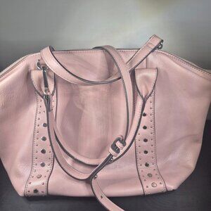 INC International Concepts Rose Dust Studded Satchel
